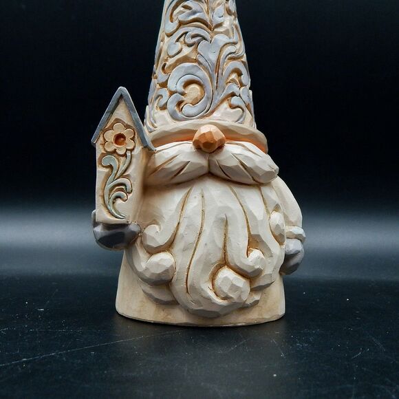 Jim Shore Heartwood Creek Gnome Tweet Gnome 2021 Bird House Enesco 6008866 - Picture 8 of 9